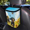 Yspwyqan Cute Dog Car Trash Can Easy Installation Vehicle Trash Can for SUV Truck Van Leak Proof Vehicle Trash Can Hanging Car Interior Accessory Fit Most Cars, Trucks, SUVS, or Vans view 2