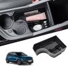 X-TKER Center Console Organizer Compatible with 2023 2024 2025 2026 Kia NIRO Accessories, Armrest Storage Box for 2023-2025 2026 NIRO, Custom-Fit ABS Middle Console Divider Tray Compartments view 1