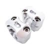 for Universal Motorcycle CNC Fat 1 1/8'' 28mm Handlebar Handle Bar Clamp Adapter Risers Taper Pit Pro Dirt Motor Bike ATV Quad Motocross(Silver) view 1