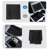 FFIHTY 2PCS Center Console Organizer Tray Suitable for Tesla Model 3/ Model Y 2021 2022 2023 Flocked Armrest Hidden Cubby Drawer Storage Box Interior Accessories view 2