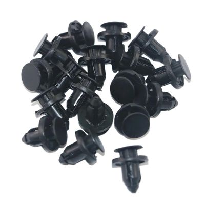 10/20/50Pcs 8mm Auto Fasteners Rivets Clips Car Bumper Door Panel for Fender Liner Clips Retainer for Mitsubishi for Honda for Nissan(50pcs)