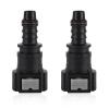 Sbulhia 2 PCS Fuel Line Quick Connector, 9.49mm Straight Nylon Fuel Line Quick Release Fittings Repair Kit, 3/8 SAE to 5/16 ID Nylon Tubing Oil Pump Connector Plug for Most Models view 1