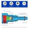 Sbulhia 2 PCS Fuel Line Quick Connector, 9.49mm Straight Nylon Fuel Line Quick Release Fittings Repair Kit, 3/8 SAE to 5/16 ID Nylon Tubing Oil Pump Connector Plug for Most Models view 3