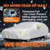 Anti-Hail Car Cover Compatible with Mercedes AMG GTC Roadster 201721| 4-Layer Heavy Duty, 100% UV Resistant | All-Weather Protection Against Hail, Waterproof, Snow, Rain & Sun Damage | Easy Fit view 3