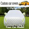 Anti-Hail Car Cover Compatible with Mercedes AMG GTC Roadster 201721| 4-Layer Heavy Duty, 100% UV Resistant | All-Weather Protection Against Hail, Waterproof, Snow, Rain & Sun Damage | Easy Fit view 4