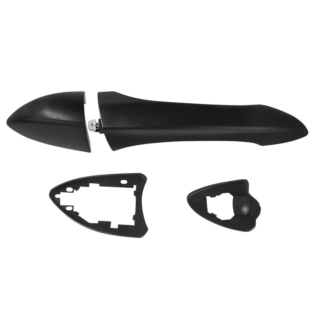 APPERFiT Exterior Door Handle Textured Black for Front or Rear Door Panel Right Passenger Side Compatible with BMW X5 E53 2000-2006 Replaces 51218243618