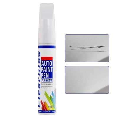 Car Paint Pen Scratch Repair Tool, Touch Up Marker | Pearl White Black Dot Coating Stick, Quick Fix Solution for Automotive Body Marks, Easy Application Accessory, Protective Finish Maintenance Aid