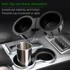 2Pcs 9L3Z-1513562-CB Front Console Cup Holder Inserts Fit for Ford F150 2009 2010 2011 2012 2013 2014, Flow Through Center Console Cup Holder Insert Replace 9L3Z1513562CB view 3