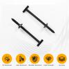 50 Pack Nylon Universal Cable Tie Buckle T Style Clip, Automotive Plastic Rivet Push Pin, Auto Body Fastener for Bumper Retainer, Fender Liner, Door Panel & Wiring Harness view 2