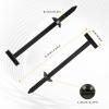 50 Pack Nylon Universal Cable Tie Buckle T Style Clip, Automotive Plastic Rivet Push Pin, Auto Body Fastener for Bumper Retainer, Fender Liner, Door Panel & Wiring Harness view 3