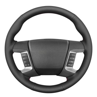 MEWANT Stitch On Custom Fit Steering Wheel Cover for Ford Fusion