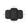 AGAOYU Car Center Console Cover for Jeep Cherokee 1984-2001 XJ,Comfortable Car Decor Accessories Fit,Microfiber Leather Car Armrest Cover Cushion with 2 Storage Bags view 2