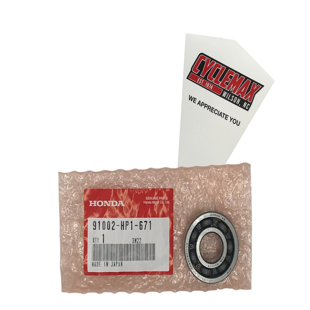 Cyclemax One Pack compatible with Honda Bearing (17X42X13) 91002-HP1-671 Contains One 91002-HP1-671 and a Funnel