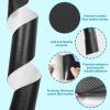 Bilisin 9PCS Car Door Sill Protector Compatible with Toyota RAV4 3th Gen 2006-2012,Carbon Fiber Leather Auto Trunk Door Sill Entry Guard Scratch Protector Accessories view 4