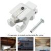 HilBeliFU RV Awning Rafter Claw, Heavy Duty RV Awning Lower Rafter Claws with Rivet, High Toughness Satin Aluminium Awning Rafter Clamp Replacement for II Awnings, 2.3x1.1x1.57in view 4