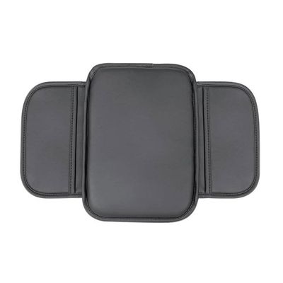 TDSGYDS Car Center Console Armrest Cover for Kia EV9, Leather Height Increasing Arm Rest Cushion Multi Functional Organizer with 2 Storage,A/black