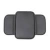 TDSGYDS Car Center Console Armrest Cover for Kia EV9, Leather Height Increasing Arm Rest Cushion Multi Functional Organizer with 2 Storage,A/black view 1