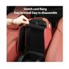 TDSGYDS Car Center Console Armrest Cover for Kia EV9, Leather Height Increasing Arm Rest Cushion Multi Functional Organizer with 2 Storage,A/black view 3