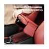 TDSGYDS Car Center Console Armrest Cover for Kia EV9, Leather Height Increasing Arm Rest Cushion Multi Functional Organizer with 2 Storage,A/black view 4