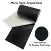 MFQNENLK Matte Black Vinyl Tape for Black Out Chrome Delete Window Trim, Matte Black Vinyl Wrap Roll, Self-Adhesive Car Chrome Door Trim Delete Tape DIY Film with Tool Kit (3 inches x 30 feet) view 4