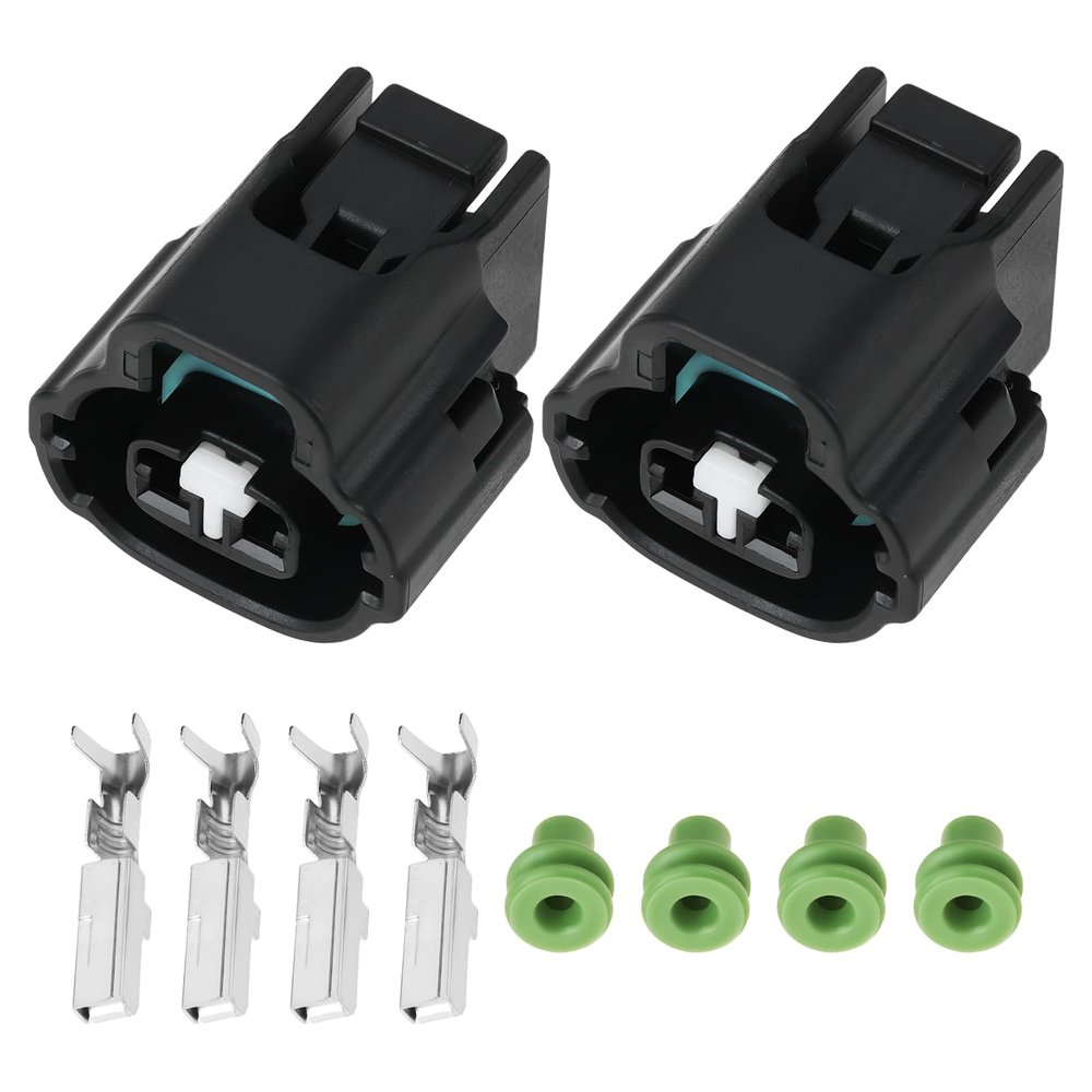ECSiNG Solenoid Connector Plug 90980-11162 Compatible with Toyota 1UZ-FE 2UZ-FE 3UZ-FE Engines