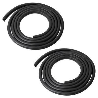 2 Pcs Front Left & Right Door Weatherstrip Seal Fit for 2002-2008 Ram 1500 | 2003-2009 Ram 2500 3500 Replace for 5131160 55277294AA 55275609AC