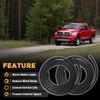 2 Pcs Front Left & Right Door Weatherstrip Seal Fit for 2002-2008 Ram 1500 | 2003-2009 Ram 2500 3500 Replace for 5131160 55277294AA 55275609AC view 4