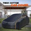 Hail Protector Car Cover Custom Fit for Honda Civic Sedan (2006-2024), Multi-Layered Car Hail Blankets with Cotton, All Weather Protection, with Zipper Door and Reflective Strips x00m view 2