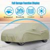 Full Car Cover Custom Fit for Vauxhall Viva 2015-2023 2024 2025 Car Tarpaulin SUV Waterproof Car CoverAll Weather Sun UV Dust Snow Protection with Storage Bag & Mirror Pocket view 2