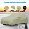 Full Car Cover Custom Fit for Vauxhall Viva 2015-2023 2024 2025 Car Tarpaulin SUV Waterproof Car CoverAll Weather Sun UV Dust Snow Protection with Storage Bag & Mirror Pocket view 3