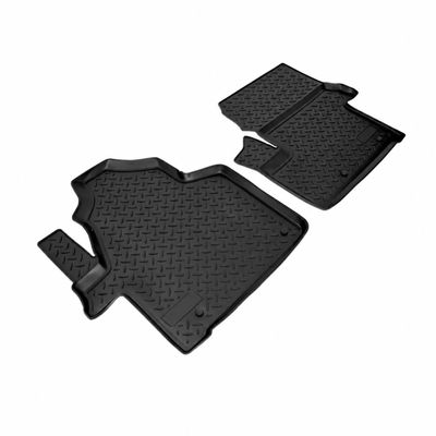 3D Custom Fit Floor Mats for 2007-2018 Mercedes/Freightliner/Dodge Sprinter (All Trims), All-Weather Floor Liners, Black, Rubber (Won't fit Passenger/Crew Sprinter)