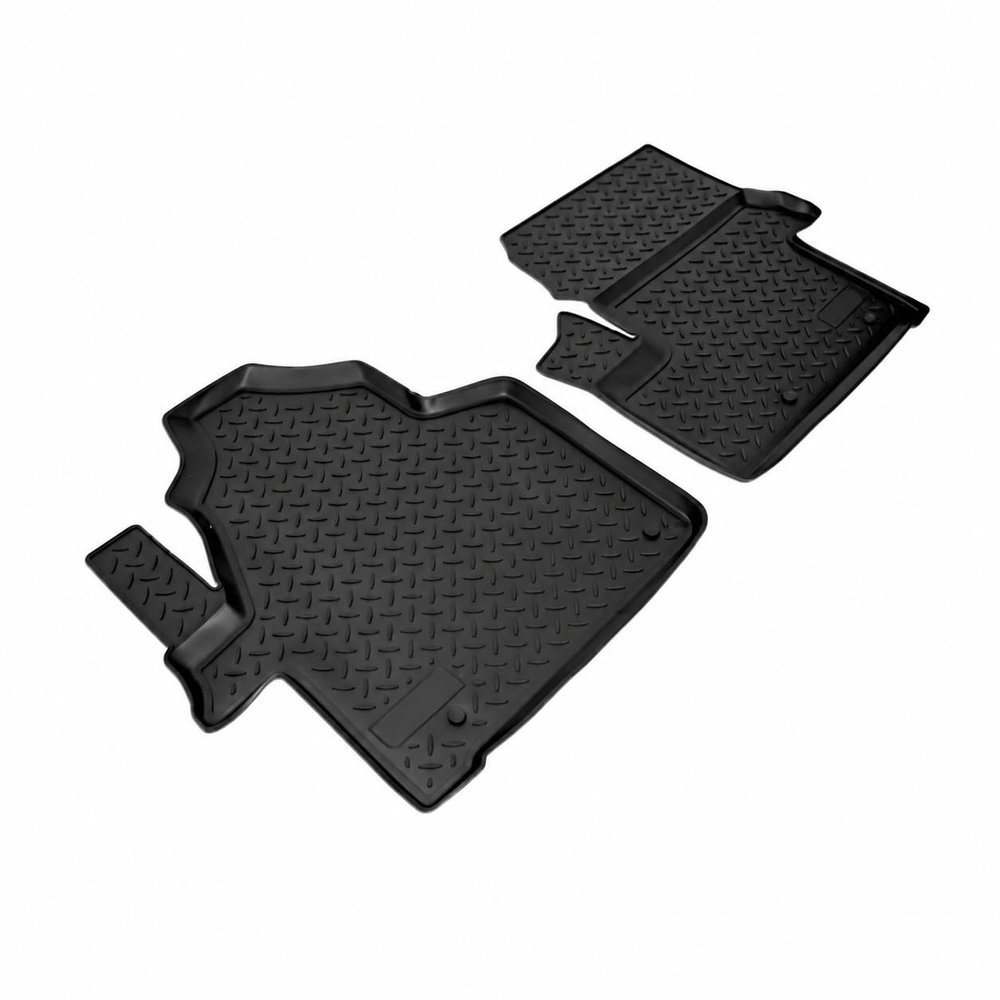 3D Custom Fit Floor Mats for 2007-2018 Mercedes/Freightliner/Dodge Sprinter (All Trims), All-Weather Floor Liners, Black, Rubber (Won't fit Passenger/Crew Sprinter)