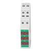 Vikye LCD Digital Display 3 Phase AC Voltmeter for Electric Power Meter, Precision Machined Switch Output, Suitable for Real Time Observation, Din Rail Mount view 2