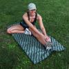 Sprints Athletic Running Towel, Full-Sized, Car Seat Cover - Performance Microfiber (Velocity Blitz Green) view 2