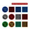 Digital AC Voltmeter 22MM AC 20-500V 0-100A Mini LED Digital Voltmeter Ammeter Meter Signal Lights 220V Voltage Current Meter Volt Amp Tester(Square V A HZ,Yellow) view 3