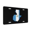 Flag of Guatemala Map Car Front Fake License Plate Decoration Vanity Label 6x12 Inch Front and Rear License Plates view 2