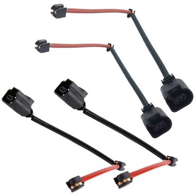 Alisaouse 4PCS Front + Rear Brake Pad Wear Sensor 95561236500,95561236530