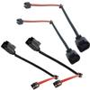 Alisaouse 4PCS Front + Rear Brake Pad Wear Sensor 95561236500,95561236530 view 1