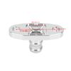 T3 T4 Turbo Oil Drain Flange Adapter | 18mm Billet Aluminum Flange for T70 T04E Turbine | Oil Return Adapter for Turbocharger/Performance Drive System/Car Repair view 4