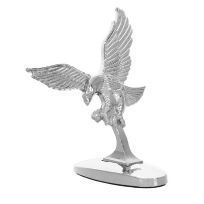 LALADEFIEE Metal Eagle Car Hood Ornament Fit Automotive Styling Badge Decal Sculpture Quick Installation Car Hood Decoration for Motorcycles