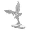LALADEFIEE Metal Eagle Car Hood Ornament Fit Automotive Styling Badge Decal Sculpture Quick Installation Car Hood Decoration for Motorcycles view 1