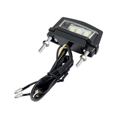 Ywdiml Motorcycle LED License Plate Light, Waterproof Motorbike Rear Brake Tail Lamp, Automotive Taillight Assembly Accessories, Universal for Motorbikes, Dirt Bikes, Scooters