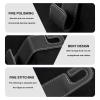 Sbulhia 2 PCS Car Seat Headrest Hooks, Microfiber Leather Auto Back Seat Organizer Hanging Hook, Universal Car Storage Hanger Interior Accessories for Purse Handbag Grocery (Black) view 3