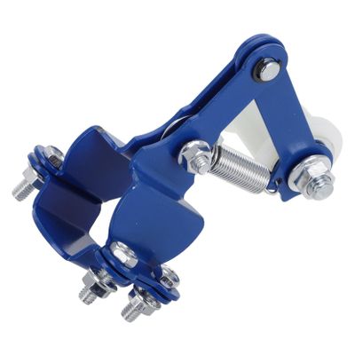 Happyyami Pulley Chain Tensioner for Mini Bike Motorcycle Chain Tensioner with Metal Construction Safety Guide Roller for Dirt Bike and Motorized Parts Random Color