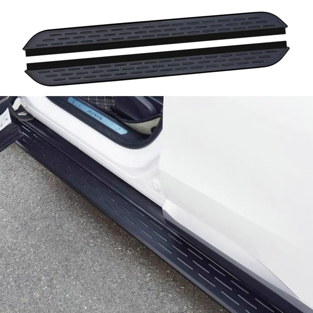 Black 2PCS Running Boards Side Step Bar Fits for Lexus RX RX350L RX450hL 2016-2022 Alumium