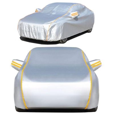Outdoor Car Cover Compatible with Renault Megane E-Tech Electric Waterproof Breathable Durable Oxford Cloth dustproof Scratch-Resistant All-Season Protection