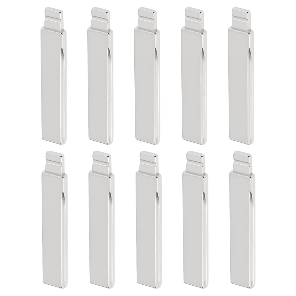 SING F LTD 10pcs HU92 Car Remote Key Bades Brass Compatible with BMW Xhorse 41.6 x 8.2mm