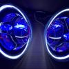 LED Headlights 7" Head Lamp, Turn Signal Headlamps Assembly 1pair for J eE-P JK Wrangler 2007-2017, Round Bright Plug and Play Front Head Light Lamp Bulb, J239 (A-blue) view 1