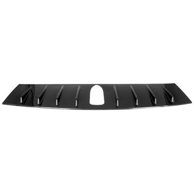 YISHUEE 1PC Rear Roof 8 Shark Fin Spoiler Wing ABS Glossy Carbon Look
