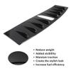 YISHUEE 1PC Rear Roof 8 Shark Fin Spoiler Wing ABS Glossy Carbon Look view 3